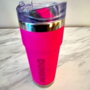 Dunkin Donuts Pink Tumbler rare